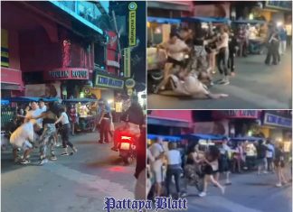 Italiener bei Angriff usbekischer Touristen auf Pattayas Walking Street verletzt