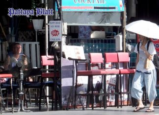 Pattaya schwitzt in Hitzewelle im August trotz erwarteter Regenwolken