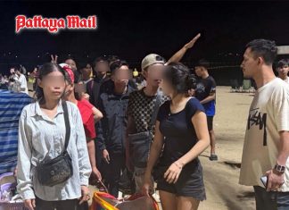 Pattaya Police arrest foreign vendors after dramatic sea escape attempt