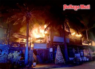 Pattaya entertainment venues urged to heighten fire safety after Bang Bua Thong bar blaze