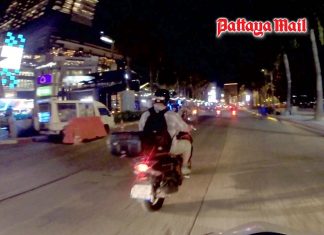 Nighttime motorbike riding in Pattaya poses risks for foreign tourists