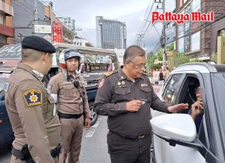 Pattaya Police and Chonburi Transport Office unite to tackle traffic chaos on city roads