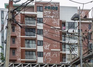 Das Rätsel um die „Kringel“ an einem Pattaya-Gebäude endlich gelöst