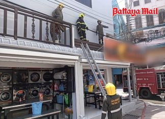 Fire at Soi AR, Central Pattaya brought under control – roads reopened