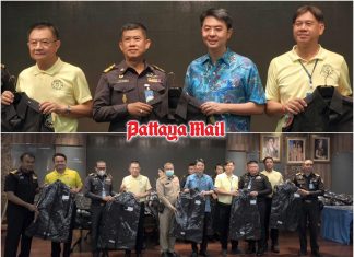 Pattaya Mayor stresses every effort counts while handing out 152 uniforms to city staff