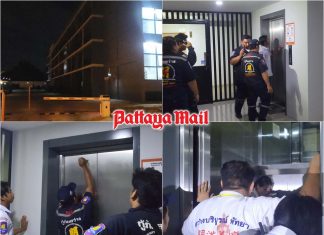 Woman trapped for nearly an hour in Pattaya condo elevator before dramatic rescue