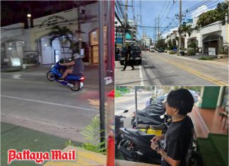 Foreign tourists turn Pattaya’s Khao Phra Tamnak roads into daily stunt tracks