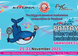 Weltelite des Badmintons trifft sich in Pattaya – Sawasdee Cup 2025 wird sportliches Tourismus-Highlight