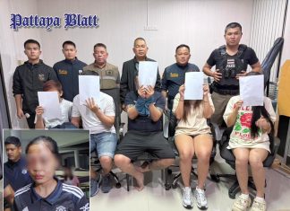 Taiwaner und Thailänder entführen Frau in Na Jomtien wegen Schulden