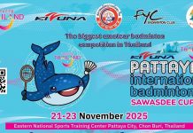 World’s top shuttlers descend on Pattaya for Sawasdee Cup 2025 in a sports tourism spectacle