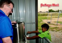 Rotary Club Global Pattaya brings clean water to children on the Green Field
