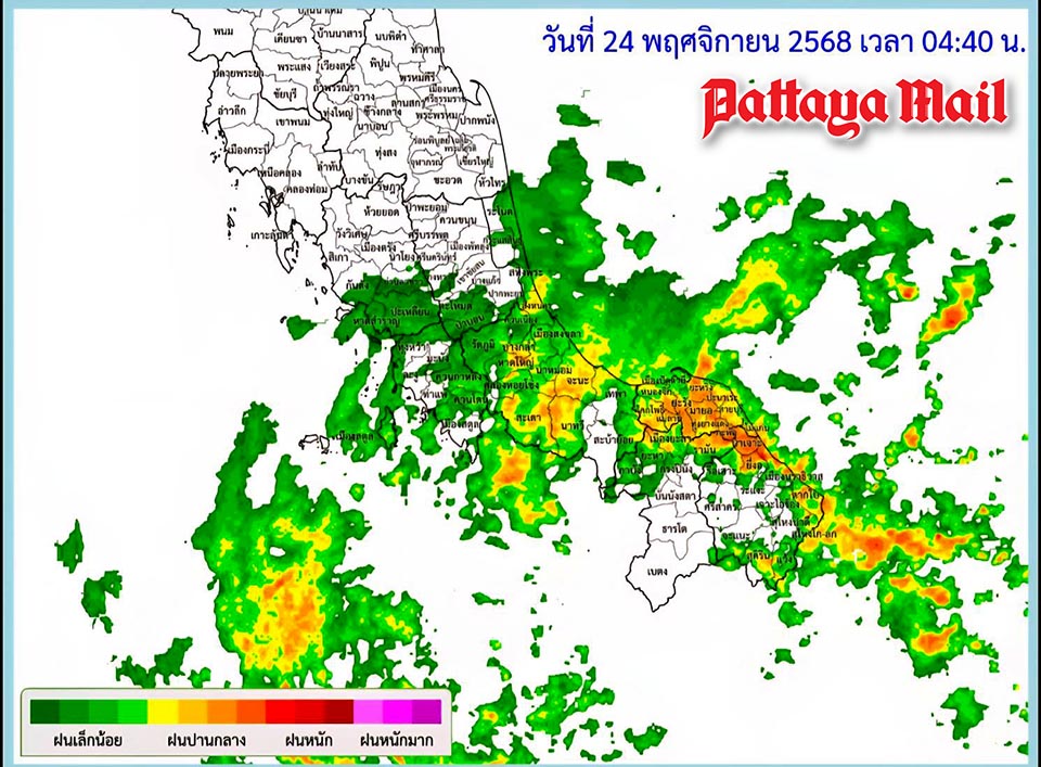 Tourists heading to southern Thailand should prepare as heavy rain continues through Nov 25