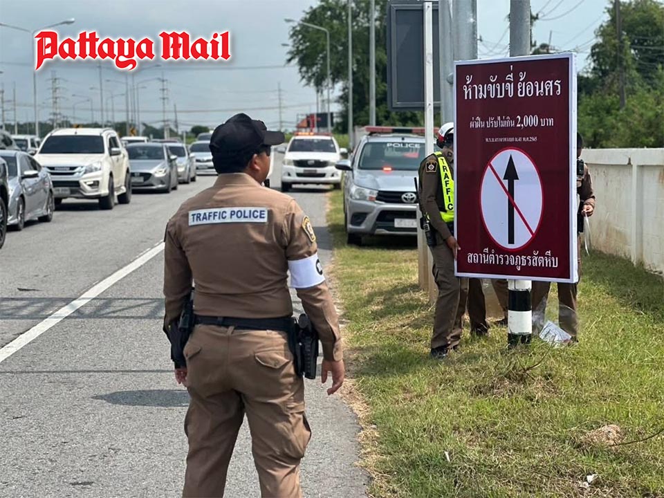 Sattahip traffic warnings face reality check as signs alone may not stop dangerous driving