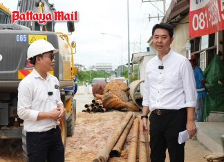 Pattaya pushes ahead with Phase 2 drainage tunnel to ease flooding along railway road