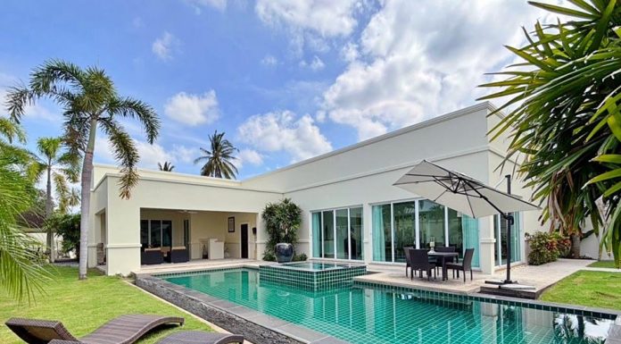 (House for Rent) The Vineyard Phase 2 – 4 bed 5 bath in East Pattaya