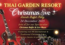 Celebrate Christmas Eve in Style at Thai Garden Resort Pattaya