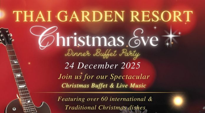 Celebrate Christmas Eve in Style at Thai Garden Resort Pattaya