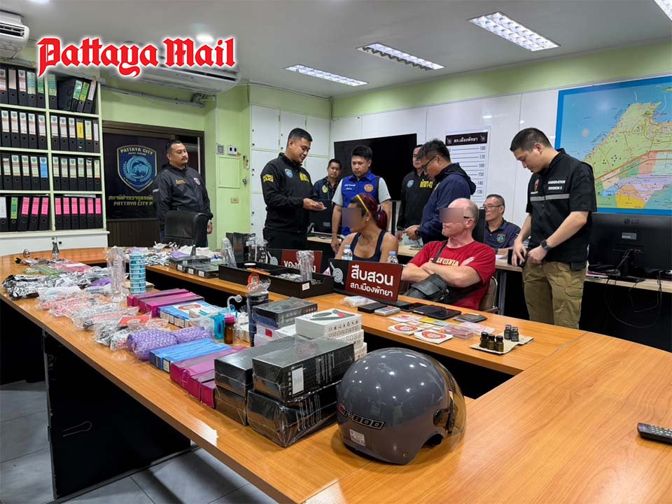Massive Pattaya raid nabs sex toy website operators, aphrodisiacs and drugs seized