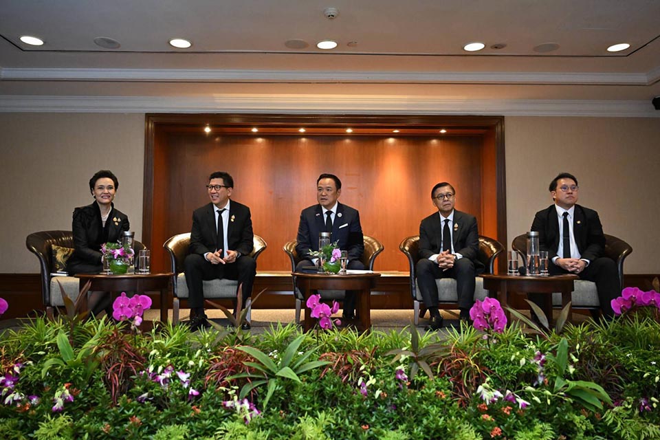 Thailand showcases ‘Year of Investment’ vision as PM Anutin leads economic roadshow in Singapore