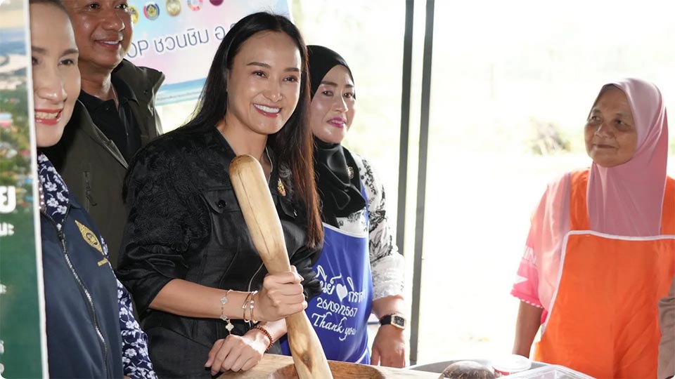 Deputy Interior Minister drives OTOP, tourism, and income-building efforts in Songkhla’s Chana District