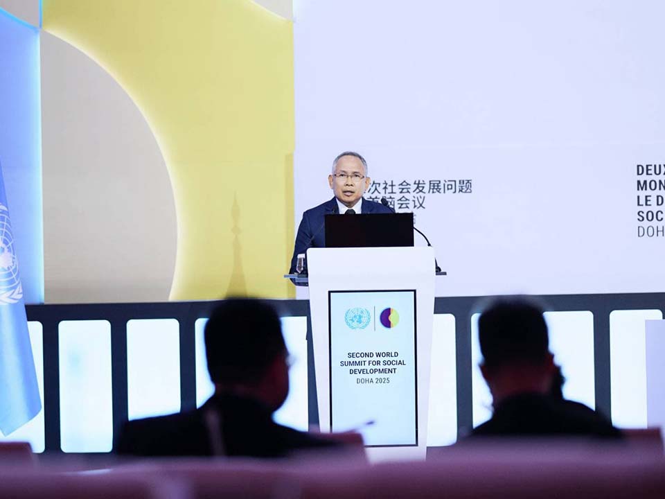 Thailand reaffirms inclusive growth agenda at Doha Social Development Summit
