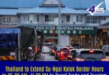 Thailand plans to extend Su-Ngai Kolok border hours to boost cross-border tourism and trade