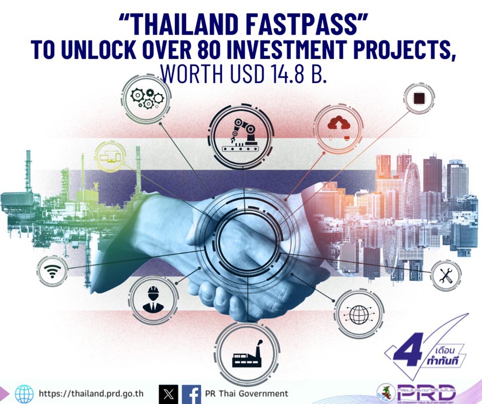Thailand launches ‘FastPass’ to boost $14.8 billion high-tech investments and future industries