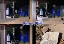 Wütender Polizeibeamter auf Koh Larn zerstört lautstarkes Motorrad eines Teenagers