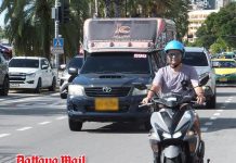 Foreigners navigate Pattaya roads alone amid uneven traffic enforcement