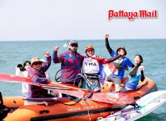 Pattaya athletes shine at SEA Games with windsurfing medal haul