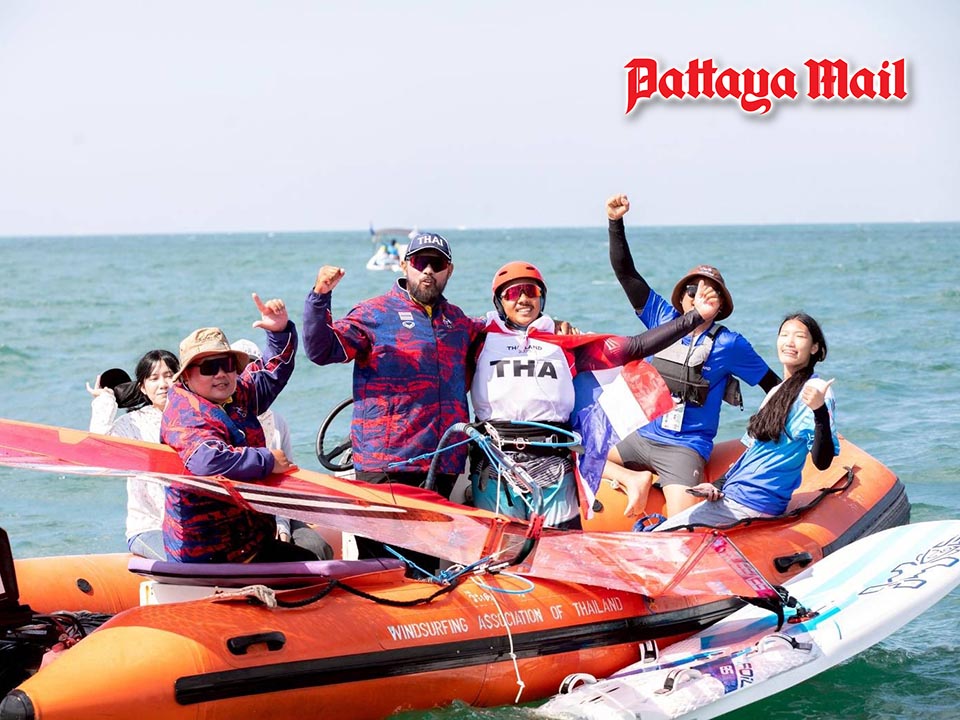 Pattaya athletes shine at SEA Games with windsurfing medal haul