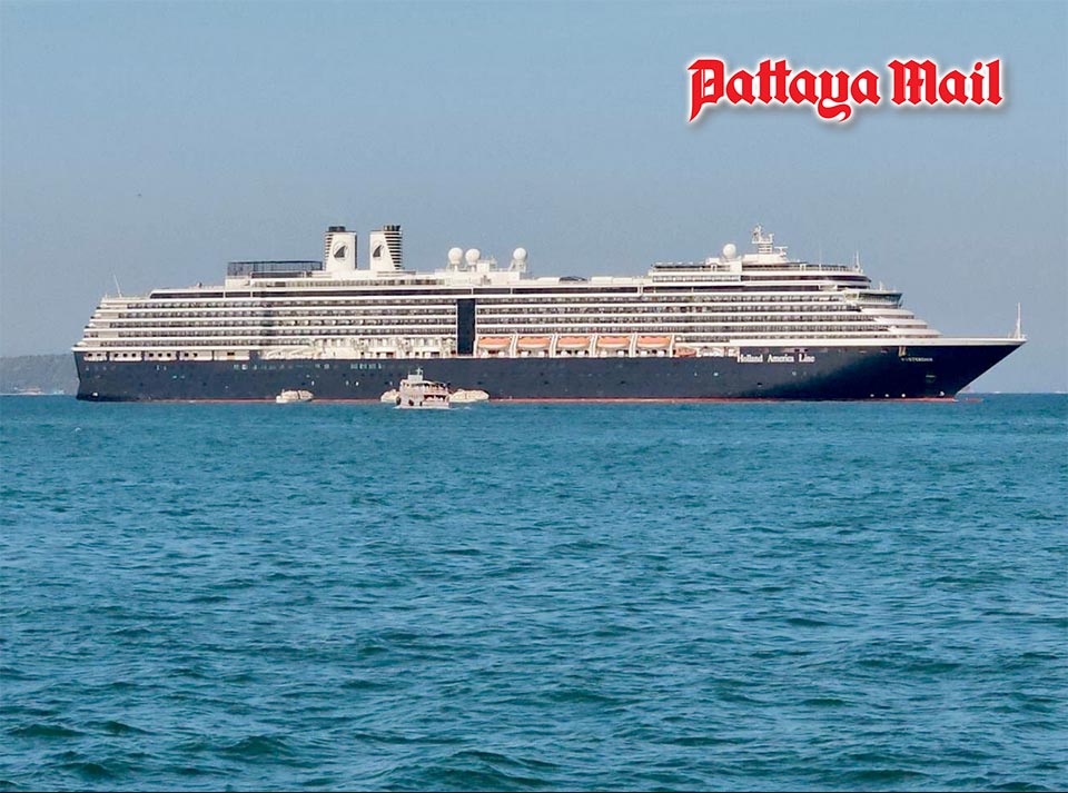 Pattaya bustles as cruise ship ‘Westerdam’ brings over 2,500 visitors to the city