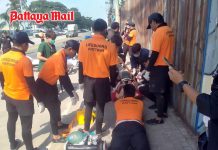 Jomtien officials rescue unconscious transgender woman on beach