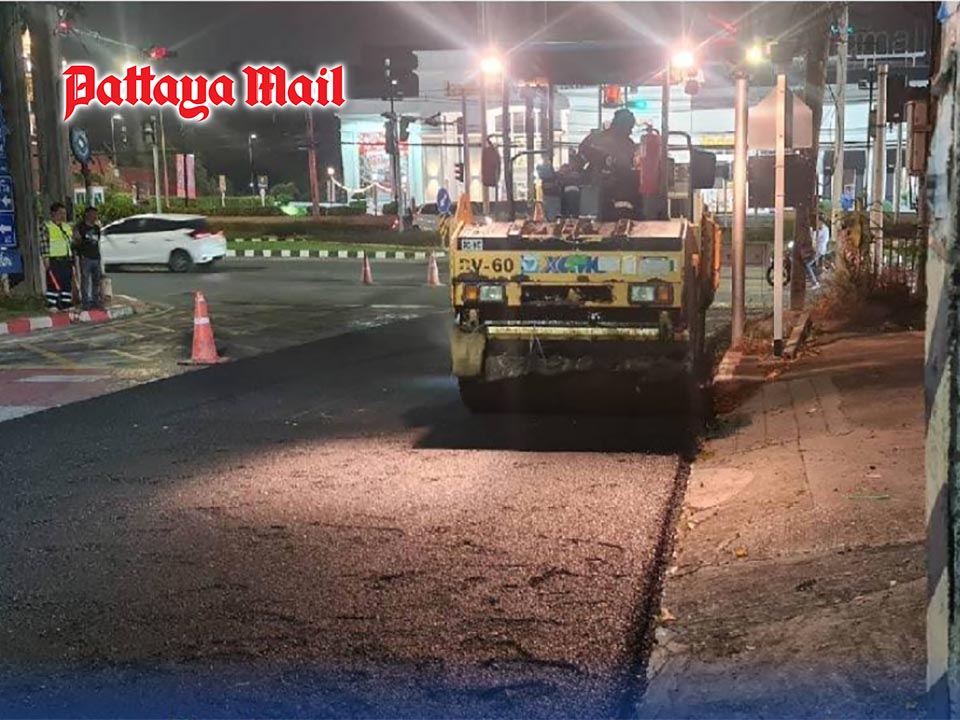 Pattaya to close sections of Soi Siam Country Club at night for road surface improvements