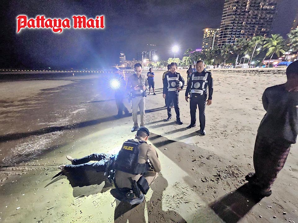 Foreign tourist found dead in Pattaya Beach incident