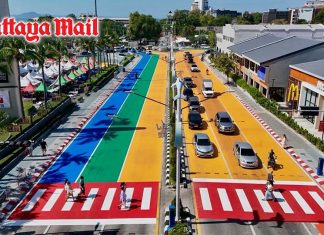 Pattaya City promotes respect for pedestrian crossings to improve road safety