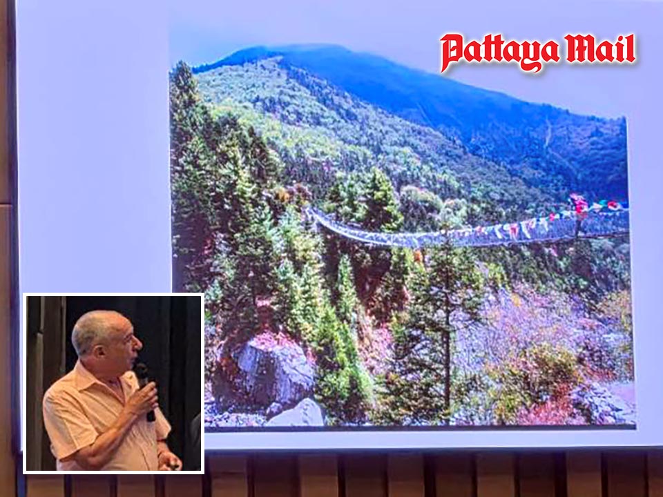 Terry Bubidge recounts First Mount Everest Marathon at Pattaya City Expats Club