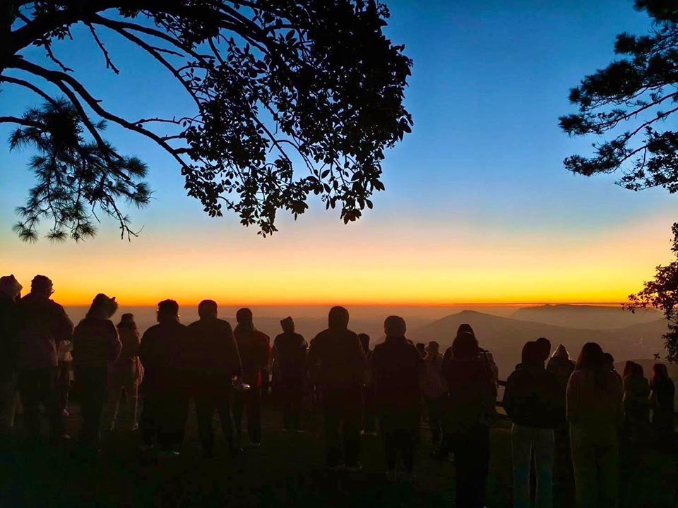 Frosty dawn on Phu Ruea as temperatures dip to 9°c and visitors embrace Thailand’s highland winter