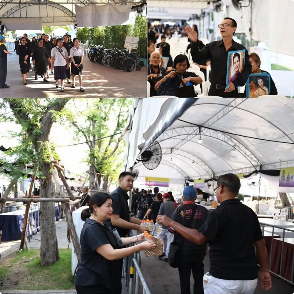 More than 250,000 pay respects to Her Majesty Queen Sirikit The Queen Mother at Dusit Maha Prasat Throne Hall
