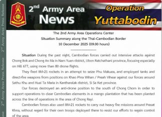 Thai forces respond to heavy Cambodian attacks as thousands evacuate along border