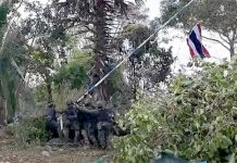 Thai Navy regains control of Ban Sam Lang in Trat, curfew imposed to secure border