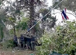 Thai Navy regains control of Ban Sam Lang in Trat, curfew imposed to secure border