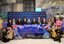 Thailand welcomes one millionth UK visitor as long-haul arrivals pass 10 million