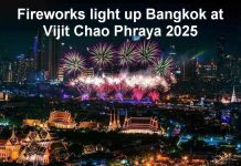 Fireworks light up Bangkok, 5–7, 13–14, 20–21 December at Vijit Chao Phraya 2025