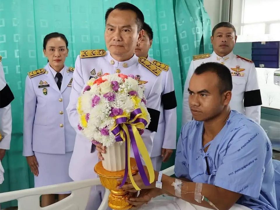King and Queen extend royal support to soldiers injured in Thai–Cambodian border conflict