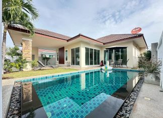 (House for Sale)-Garden Ville 2 – 3 bed 2 bath in Huay Yai/Phoenix