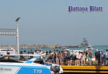 Neujahrsansturm füllt Boote und Anlegestellen auf dem Weg nach Koh Larn