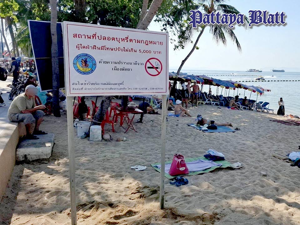 Rauchfreie Strände nur dem Namen nach – Pattaya-Bewohner fordern konsequente Durchsetzung