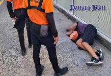 Schlafen am Straßenrand sorgt in Jomtien für Sicherheitsbedenken