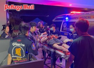 Chinese man critically injured after fall from fourth floor of Pattaya hotel